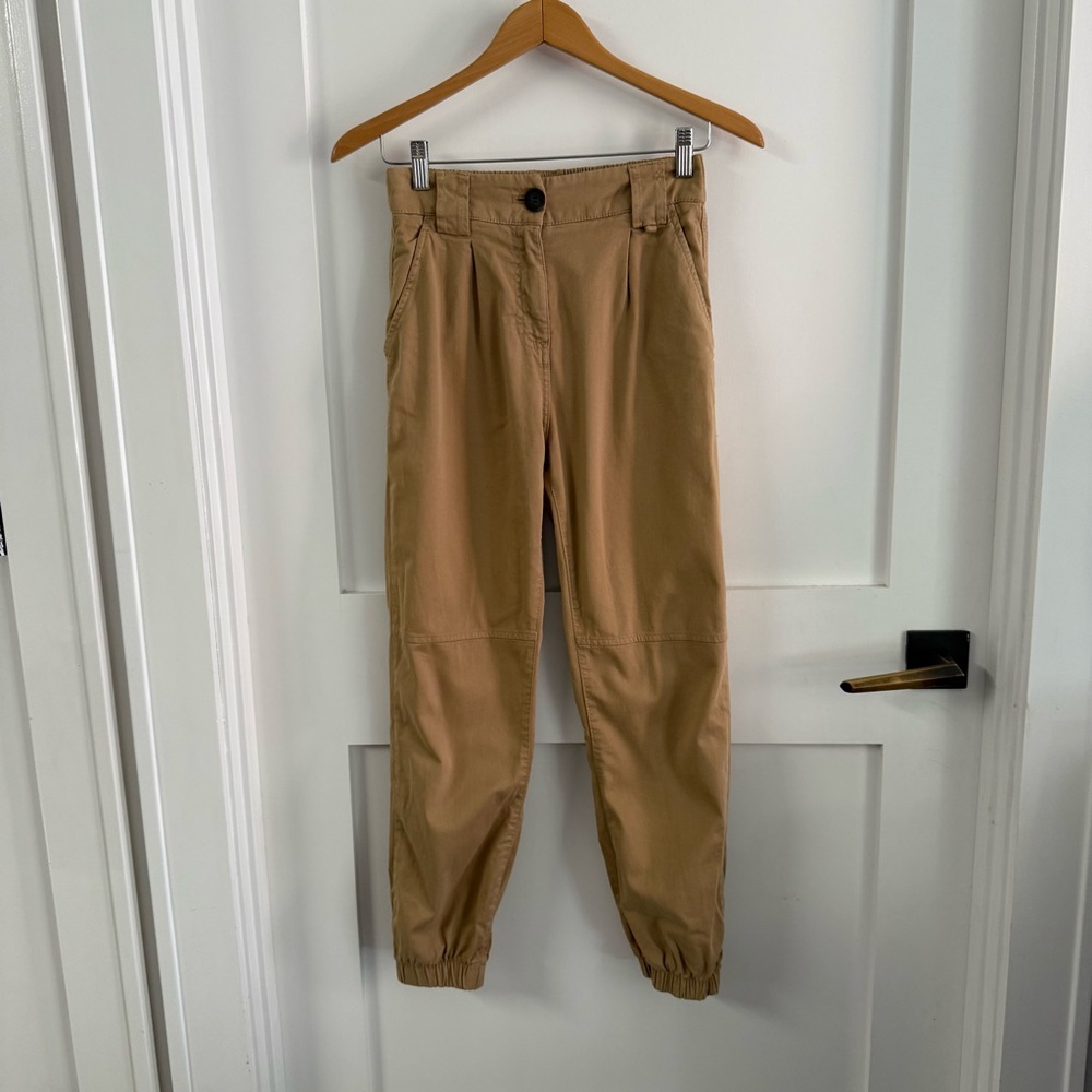 Tan utility Jogger Pants